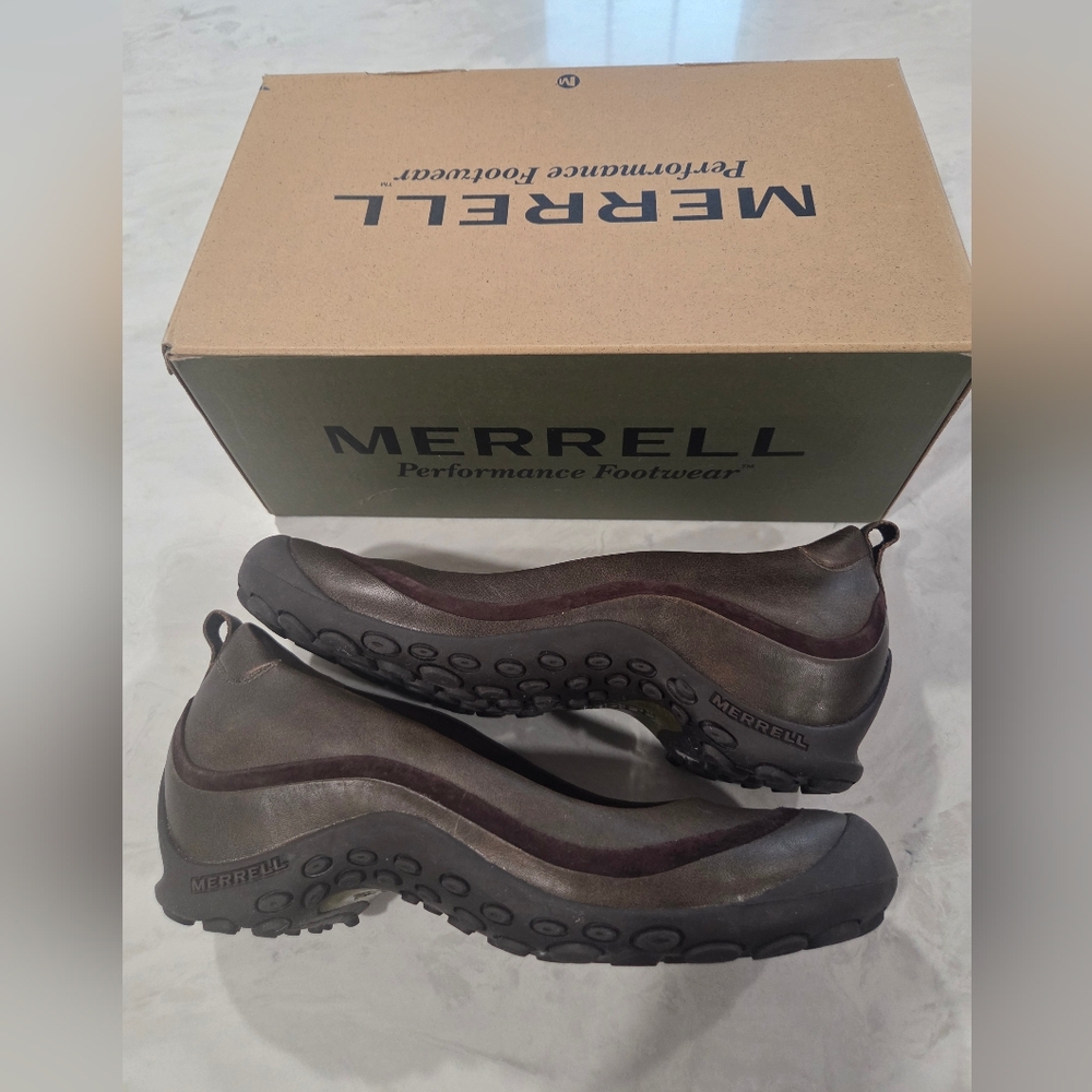 NEW Merrell Women's Dark Brown Air Cushion  PLAZA Comfort Shoes - Picture 5 of 7